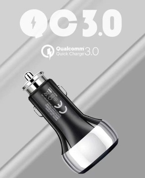 Автомобильное зарядное устройство FAST USB / Type C QC мощностью 38 Вт!
