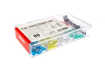 POJISTKA VOZIDLOVÉ DESKOVÉ MINI 80 KS. MIX