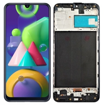 WYŚWIETLACZ EKRAN LCD DO SAMSUNG M21 OLED RAMKA