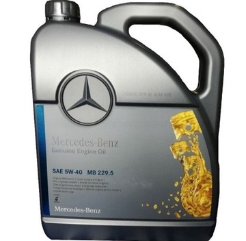 OLEJ MERCEDES ORYGINALNY 5W40 MB 229.5 5L