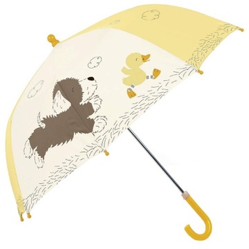 PARASOL DZIECIĘCY PARASOLKA PIESEK I KACZKA PORĘCZNY SOLIDNY 70cm
