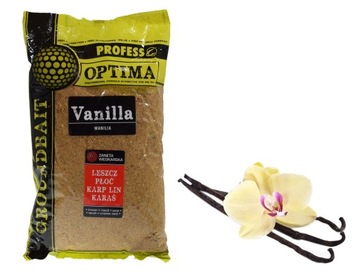 Zanęta Profess Optima Wanilia 1kg SPŁAWIK/FEEDER KARP/LESZCZ ŚWIEŻE