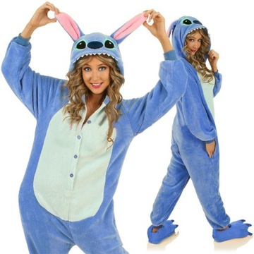 KOSTIUM ONESIE PIŻAMA DAMSKA DRES STICH rozm. L