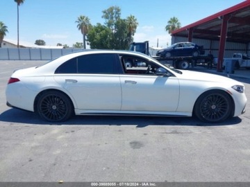 Mercedes 2022 Mercedes-Benz Klasa S 2022r, 4Matic, 4.0L, 580 4.0 Benzyna 497KM, zdjęcie 4