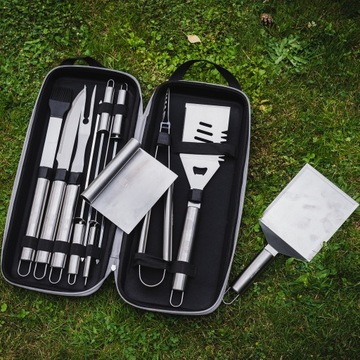 Набор для барбекю, аксессуары для гриля, посуда, корпус из нержавеющей стали 304