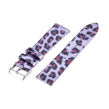 Silikonowy pasek do Versa Lite Smart Leopard Fiole