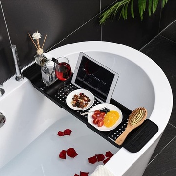 Duża Półka na Wannę Regulowana SPA 55-78CM