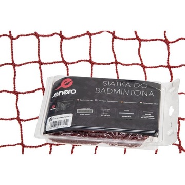 SIATKA DO GRY W BADMINTONA 6x0,75M ENERO