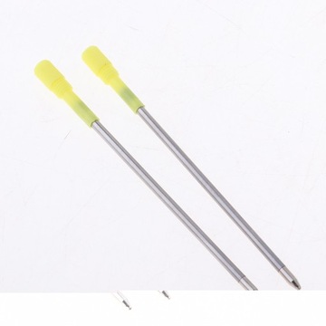 Pack of 50 Metal 0.5mm Nib Rollerball Pen Refills for Pressing the blue