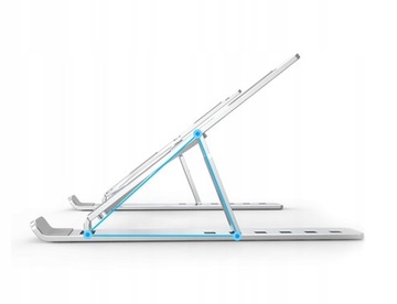 Складная подставка VAZIO, алюминий, СЕРЕБРЯНЫЙ для ноутбука MacBook iPad (N29-3-S)