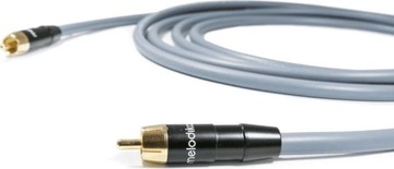 Melodika MDSW10G Kabel do subwoofera (RCA-RCA) Gunmetal - 1m