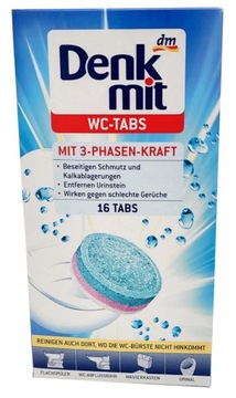 Denkmit tabletki do czyszczenia WC z NIEMIEC