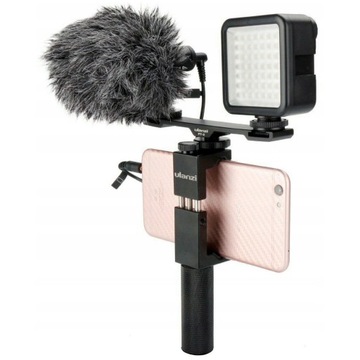 Алюминиевый держатель для смартфона, штатив для телефона Ulanzi ST-02S + холодный башмак