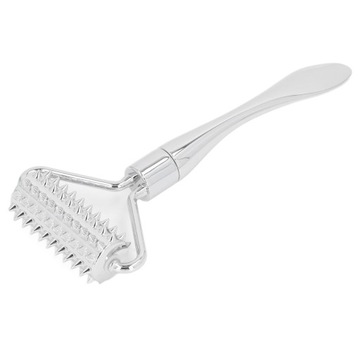 Металлический акупунктурный массажный ролик для расслабления мышц.