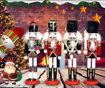 DZIADEK DO ORZECHÓW DREWNIANY ŻOŁNIERZYK 30 cm DEKORACJA ŚWIĘTA