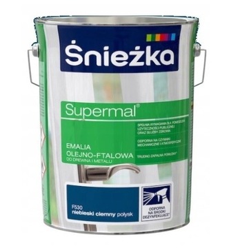 SUPERMAL EMALIA OLEJNO-FTALOWA NIEBIESKI CIEM 5L