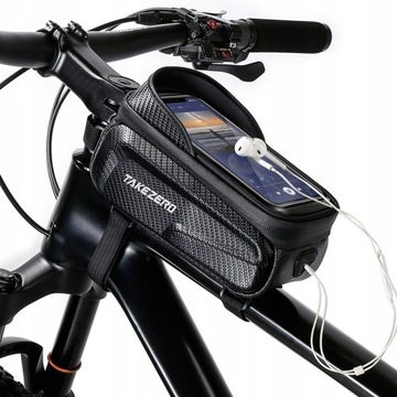 ВОДОНЕПРОНИЦАЕМАЯ БОЛЬШАЯ ВЕЛОСИПЕДНАЯ СУМКА САНИТАРНЫЙ ДЕРЖАТЕЛЬ ДЛЯ ТЕЛЕФОНА РАМА ВЕЛОСИПЕДА