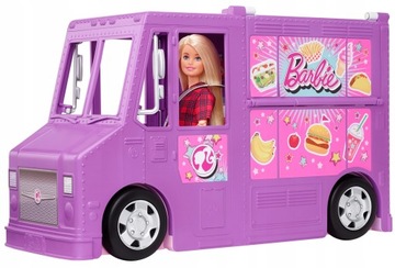 BARBIE FOODTRUCK Furgonetka z lodami GMW07