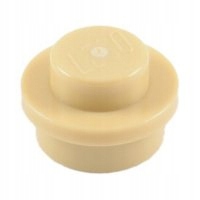 Lego Klocek 1x1 okrągły TAN 4073 4161734 New