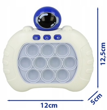 GRA POP IT POPIT elektryczna ANTYSTRESOWA GIERKA ZRĘCZNOŚCIOWA KONSOLA LED