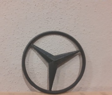 Логотип Mercedes на крышке двигателя Звезда 60 мм.