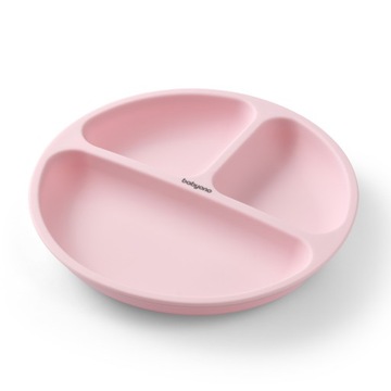 Silikonowy talerzyk z przyssawką Babyono 1482/02 różowy