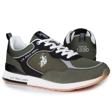 Buty sneakersy męskie U.S Polo Assn. TABRY007A-MIL-BLK01