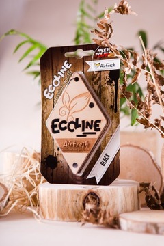 ECOLINE ДЕРЕВЯННЫЙ АВТОМОБИЛЬНЫЙ АРОМАТ, ЧЕРНЫЙ БАМБУК