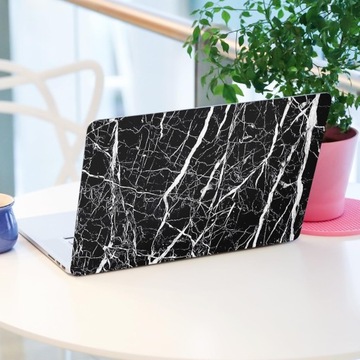 TAPETA SAMOPRZYLEPNA CZARNY MARMUR PCV 60*1000CM