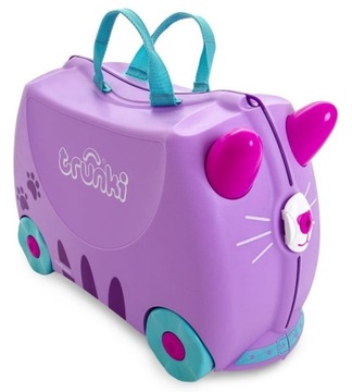 WALIZKA TRUNKI JEŻDŻĄCA WALIZECZKA - JEŹDZIK KOTEK