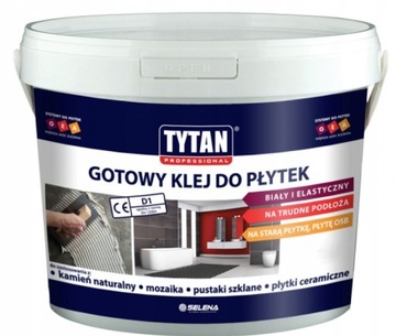 Klej Dyspersyjny do Płytek Glazury Tytan Professional 1kg Elastyczny Gotowy