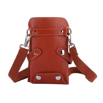 ПОЯС ПАРИКМАХЕРСКИЙ РЕМЕНЬ ДЛЯ ИНСТРУМЕНТОВ НОЖНИЦЫ, КОЖА КОРИЧНЕВЫЙ