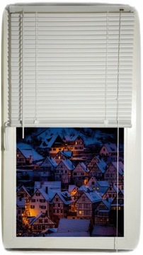 Настенные жалюзи ПВХ ГОРИЗОНТАЛЬНЫЕ 25мм VENETIC 170x145