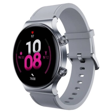 KUMI Smartwatch GT5 Pro 1,32 дюйма, 300 мАч, серебристый