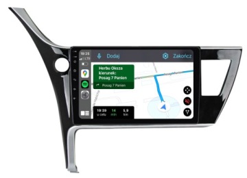 Toyota Corolla Auris 2017-2019 – Nejnovější Navigační Rádio Pro Android Carplay