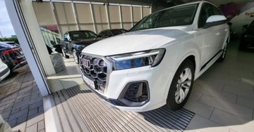Audi Q7 II SUV Facelifting  3.0 45 TDI 231KM 2024 Audi Q7 Salon Polska diesel 7,1s 0 100 idealny pneumatyczny 3.0 Diesel