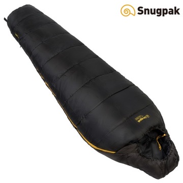 Спальный мешок Sleeper Extreme черный Snugpak, молния LZ слева