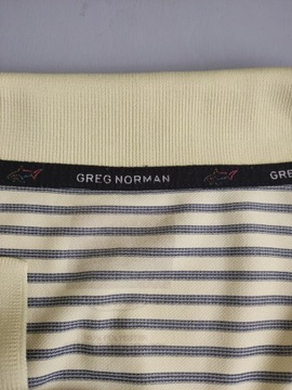 GREG NORMAN MĘSKA KOSZULKA POLO W PASKI r. XL/XXL