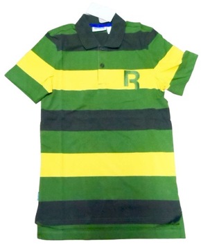 Y1472 REEBOK stripe MĘSKA KOSZULKA POLO L