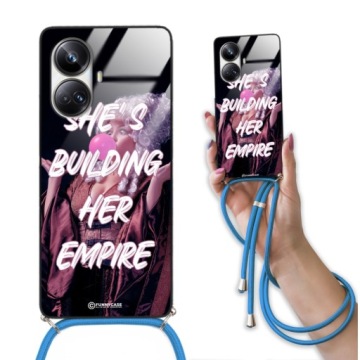 Pouzdro Pro Realme 10 Pro Plus 5G Crossglam Modré třídy Elegantní vzory