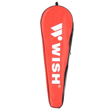WISH Набор из 2 ракеток для бадминтона в футляре + 3 нейлоновых волана + сетка