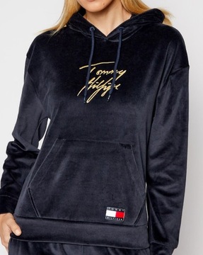 Bluza Tommy Hilfiger Velour damska Oh Hoodie r. S