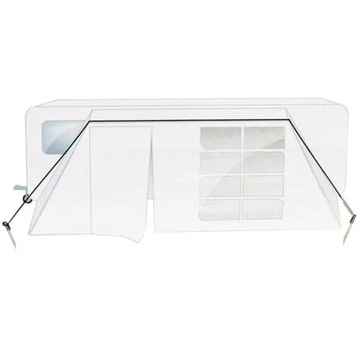 Штормовая полоса 12,5м тентовая тамбурная полоса