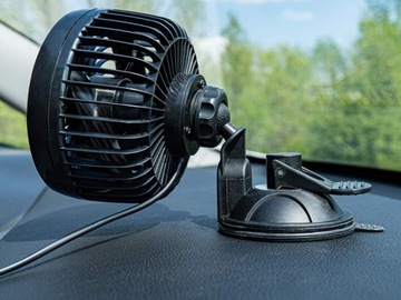 GRATISY# AMiO WIATRAK SAMOCHODOWY WENTYLATOR DO AUTA 12V