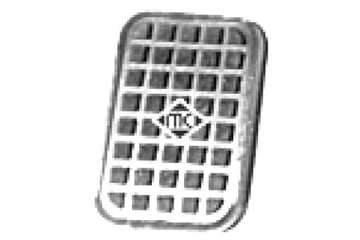 КРЫШКА ПЕДАЛИ ТОРМОЗА СЦЕПЛЕНИЯ PSA METALCAUCHO
