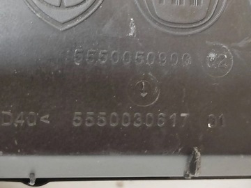 5550030617 FIAT GRANDE PUNTO 2007 PŘÍSTROJOVÁ DESKA / TACHOMETR