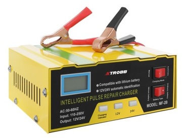 INTELIGENTNY PROSTOWNIK funkcja naprawy regeneracji AKUMULATORA 12V 24V