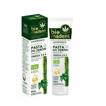 Konopna pasta do zębów Bio Madent łagodząca 100 ml