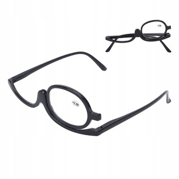 POWIĘKSZ OKULARY DO MAKIJAŻU OCZU 2.00 CZARNY