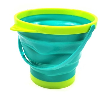 154881 СКЛАДНОЕ СИЛИКОНОВОЕ ВЕДРО ДЛЯ ПЕСКА